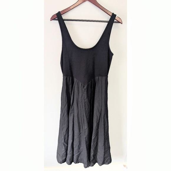 American Eagle Outfitters Dresses & Skirts - American Eagle Outfitters Black Stretchy Tank Sleeveless Lined Midi Dress Large